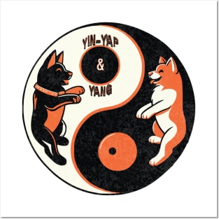 Ying-Yang vintage t-shirt Posters and Art